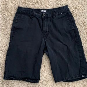 Men’s Black Vans Shorts Size 28